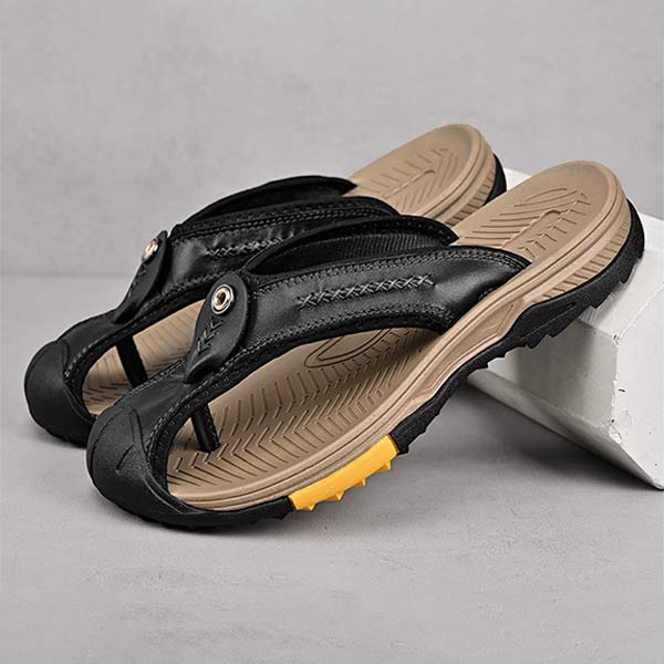 Sandália Masculina Naxos com Alças Flip-Flop e Conforto