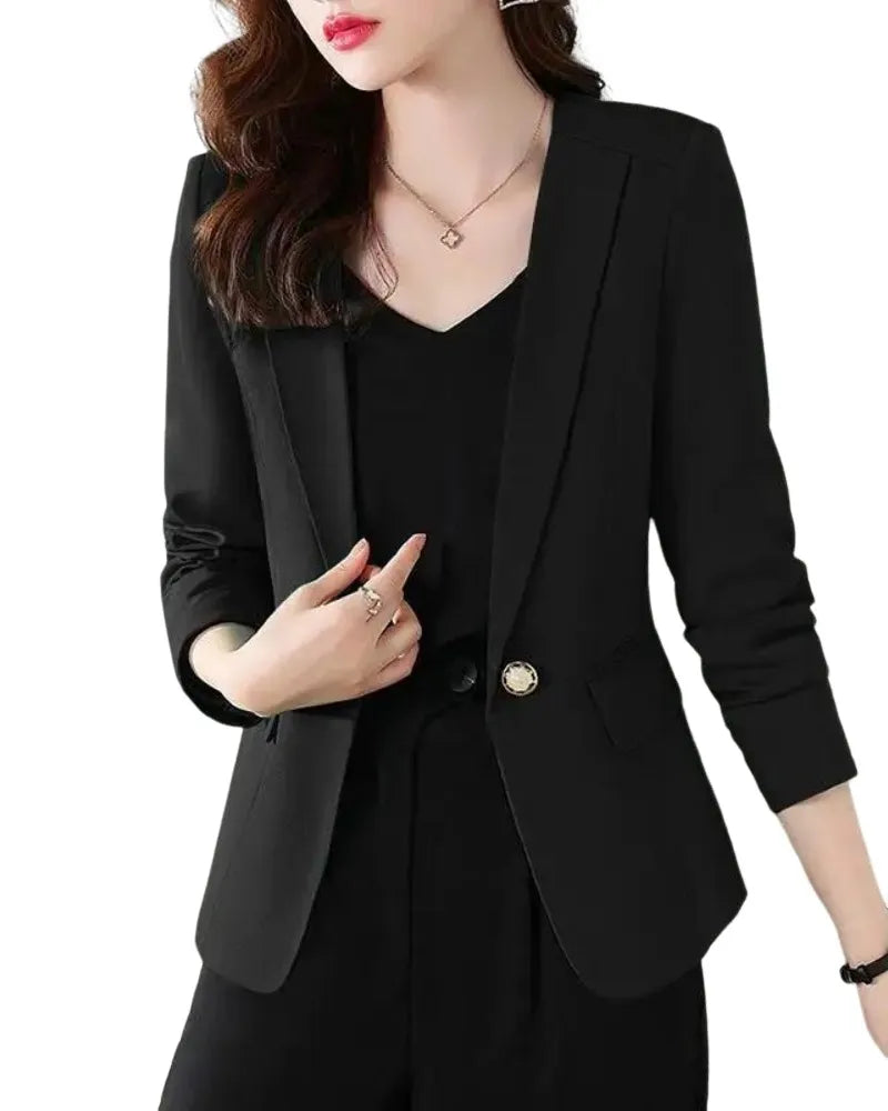 Blazer Social Feminino com Caimento Ajustado