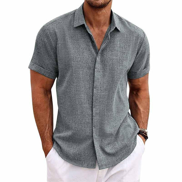 Camisa Masculina de Linho Agate