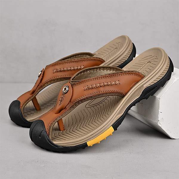 Sandália Masculina Naxos com Alças Flip-Flop e Conforto