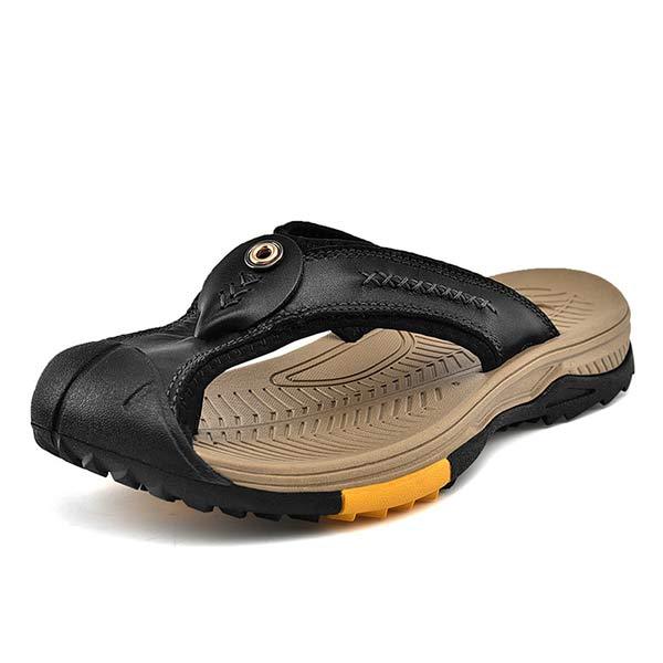 Sandália Masculina Naxos com Alças Flip-Flop e Conforto