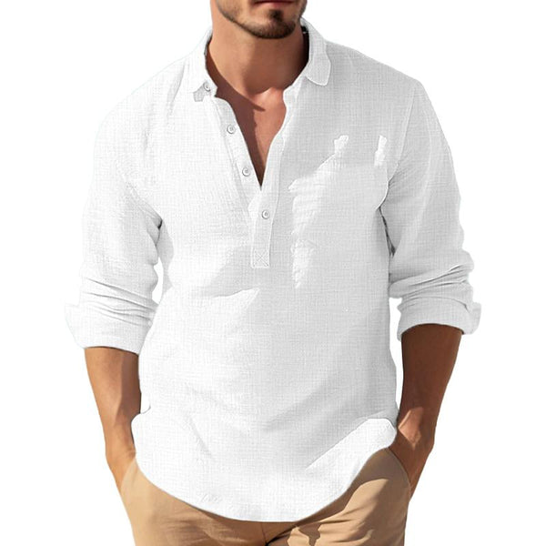 Camisa Masculina de Linho Andesite