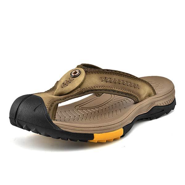 Sandália Masculina Naxos com Alças Flip-Flop e Conforto