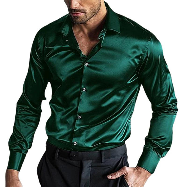 Camisa Masculina de Seda Jasper - Tecnologia Que Não Amarrota